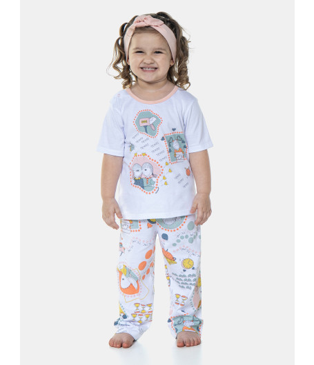 Comprar Pijama Infantil Online Pijama Infantil Feminino Curto