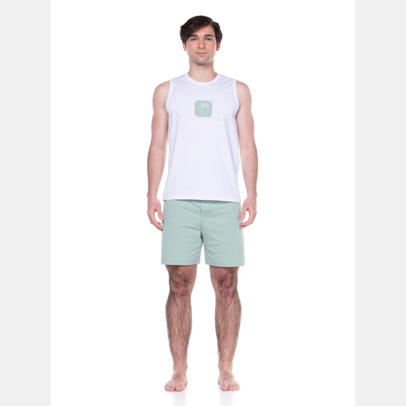 PIJAMA REGATA MACHÃO E SHORT