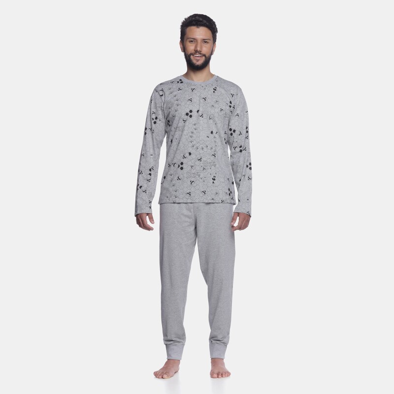 Pijama manga longa Masculino     