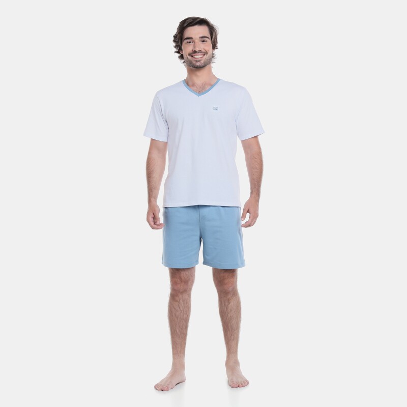 Pijama manga curta e short            