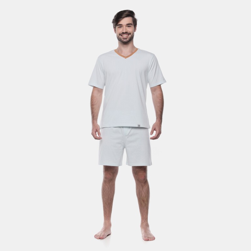 Pijama Manga Curta e Short