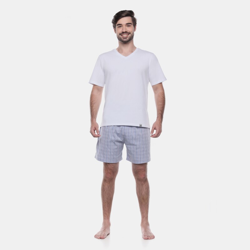 Pijama manga curta e short