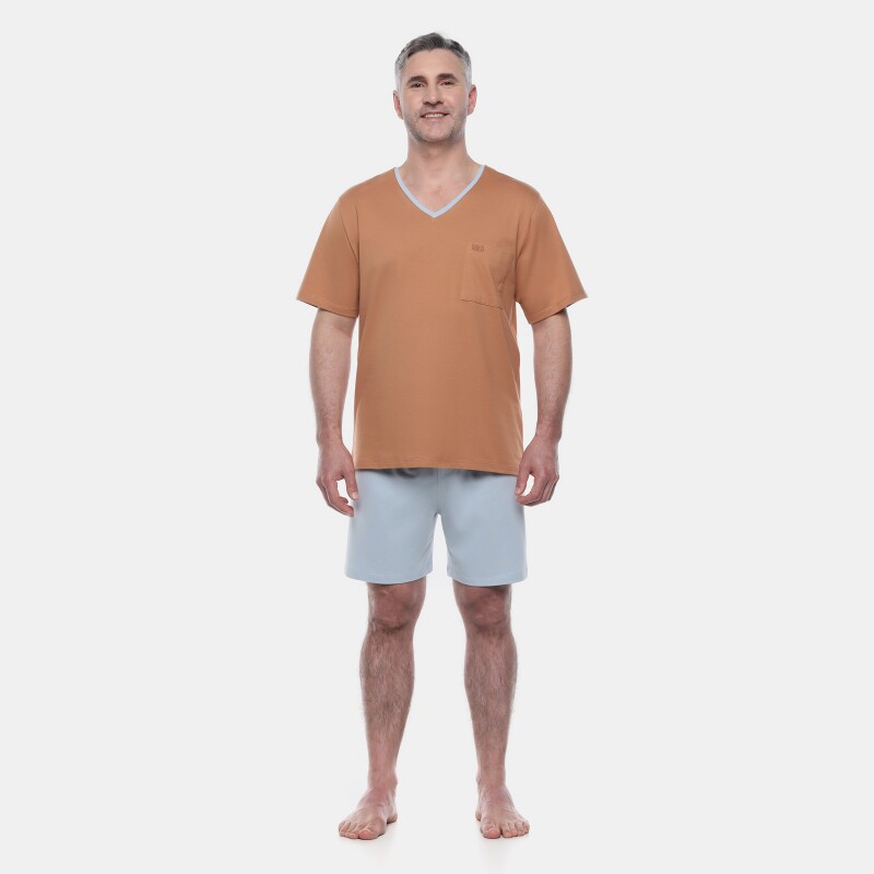 Homewear Clássico Manga Curta e Short