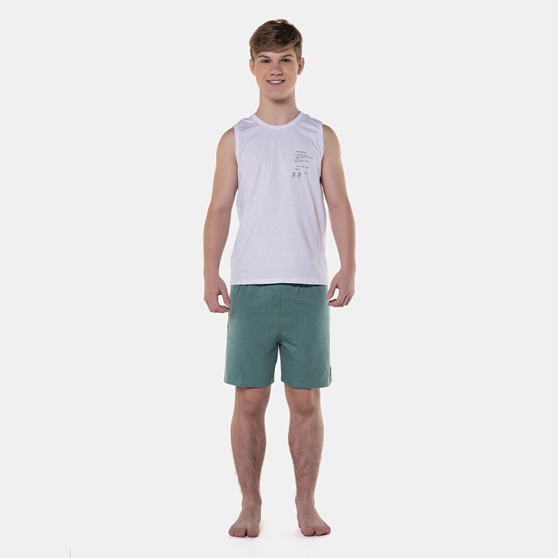 Pijama regata machão e short