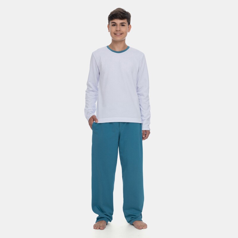 Pijama Manga Longa e Calça