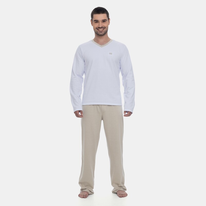 Pijama Manga Longa e Calça