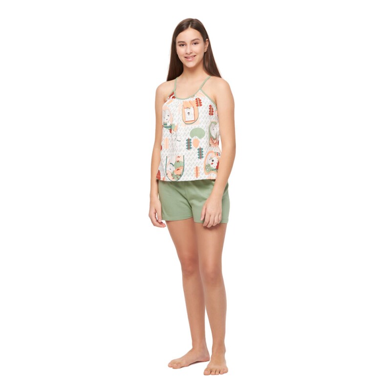 Pijama alça e short   