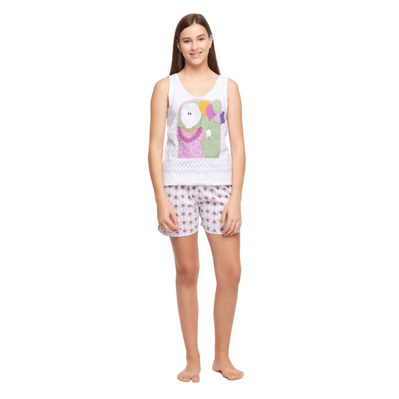 Conjunto Feminino Adulto Regata e Short
