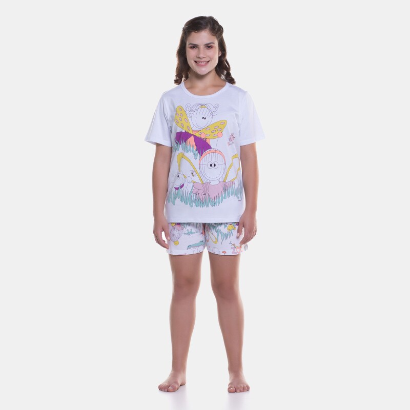 Pijama manga curta e short