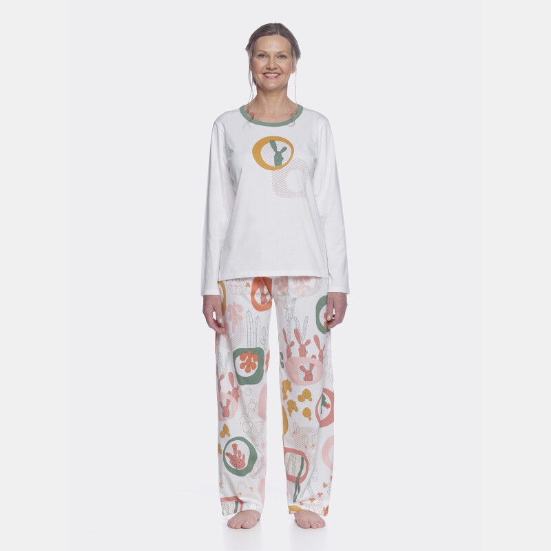 Conjunto Feminino Adulto Manga Longa e Calça