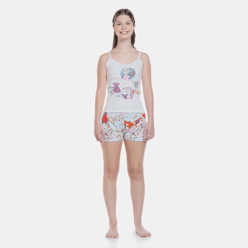 Pijama alça e short 