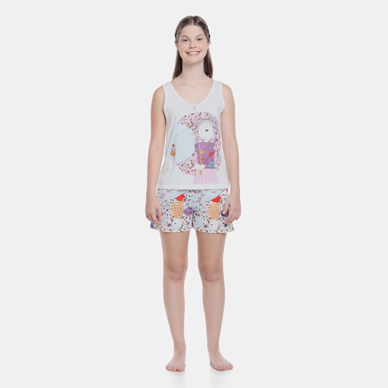 Pijama regata e short  