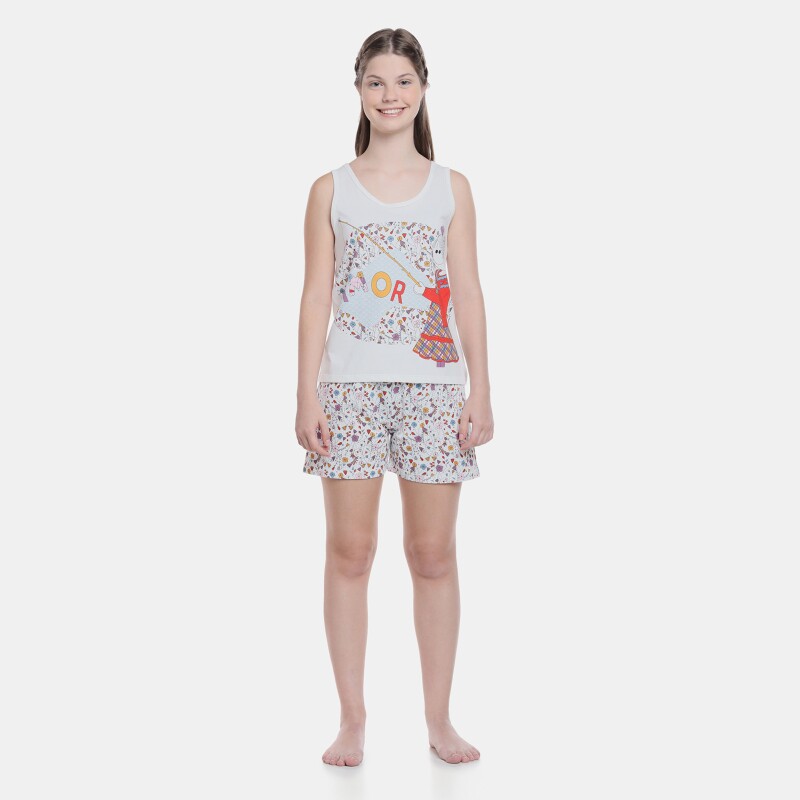 Pijama regata e short   