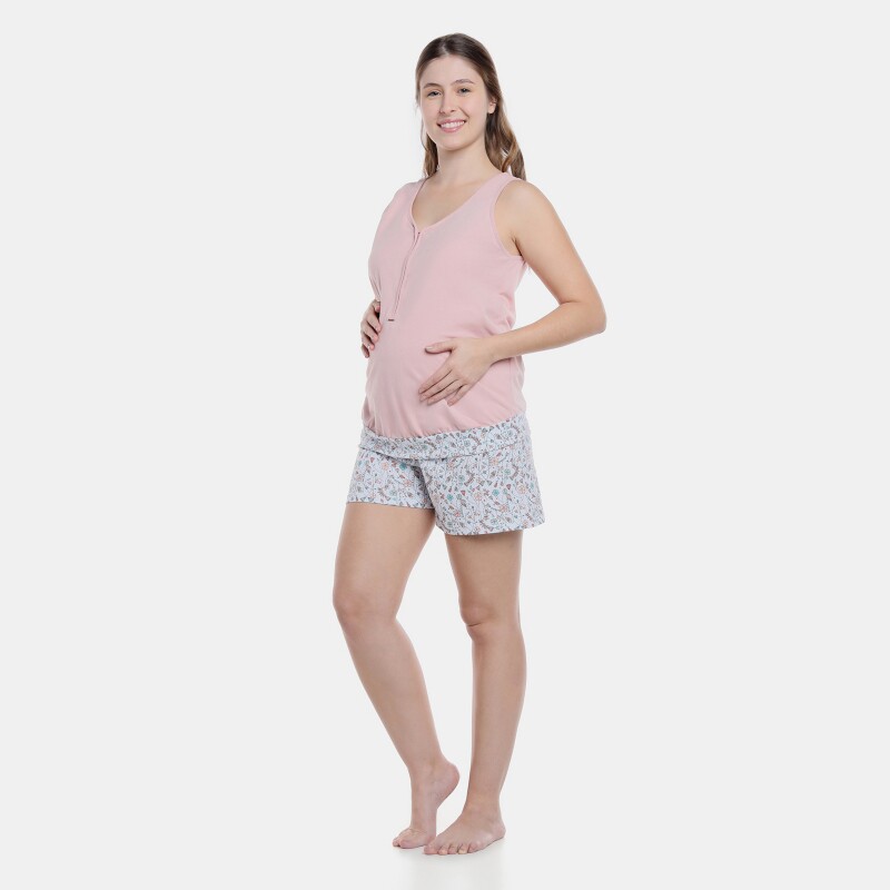 Homewear gestante regata e short     
