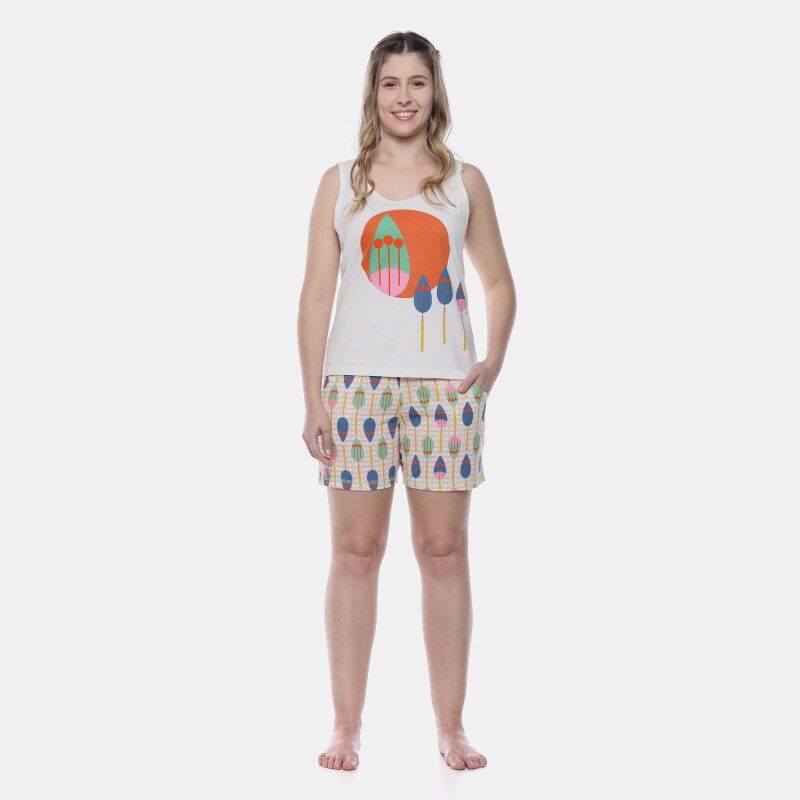 Pijama Feminino Curto Sonhart