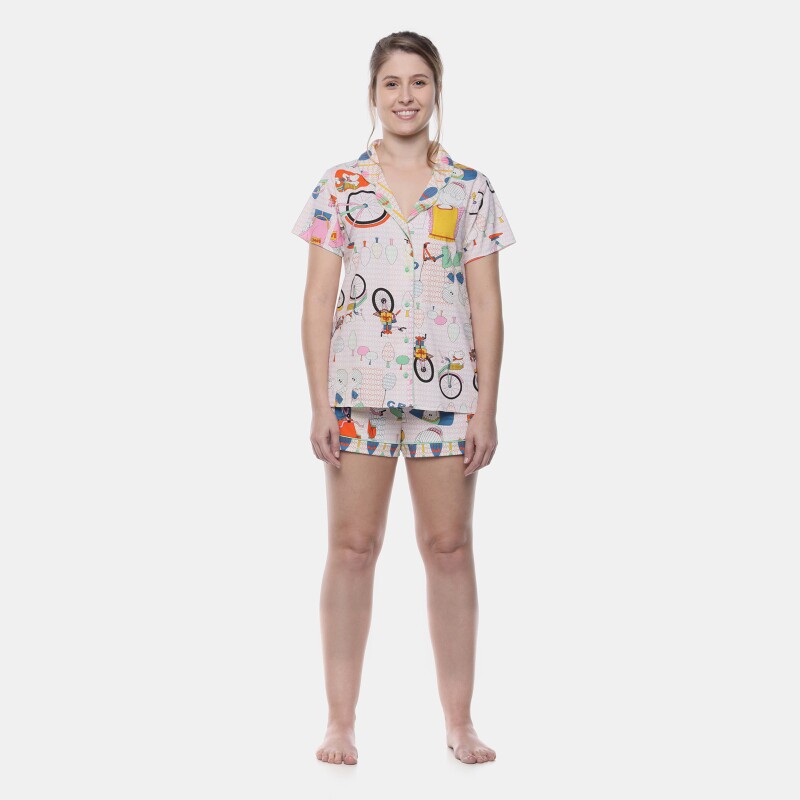 Homewear Manga Curta e Short