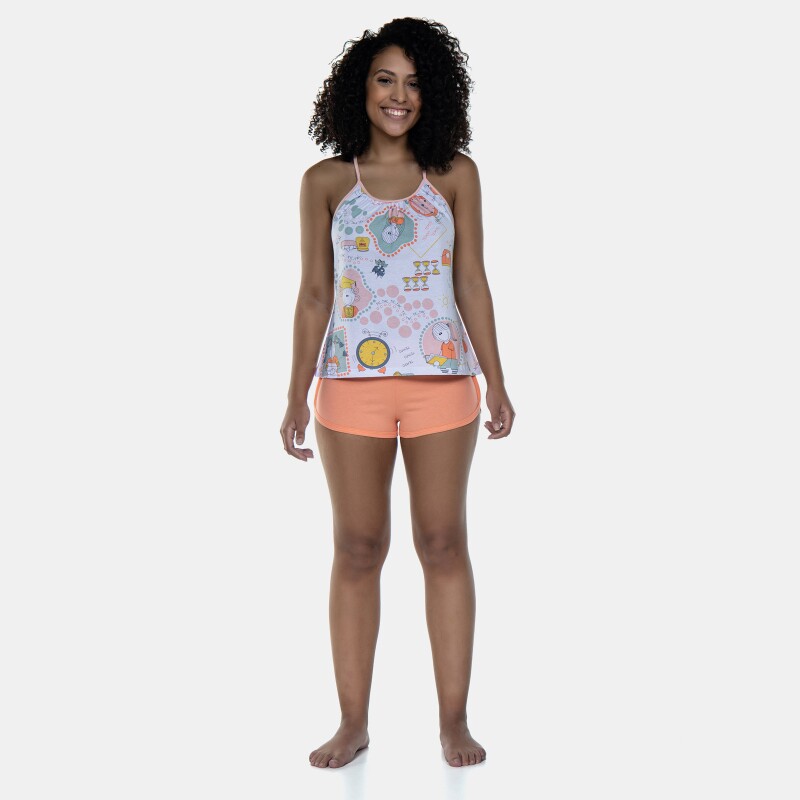 Pijama Alça e Short