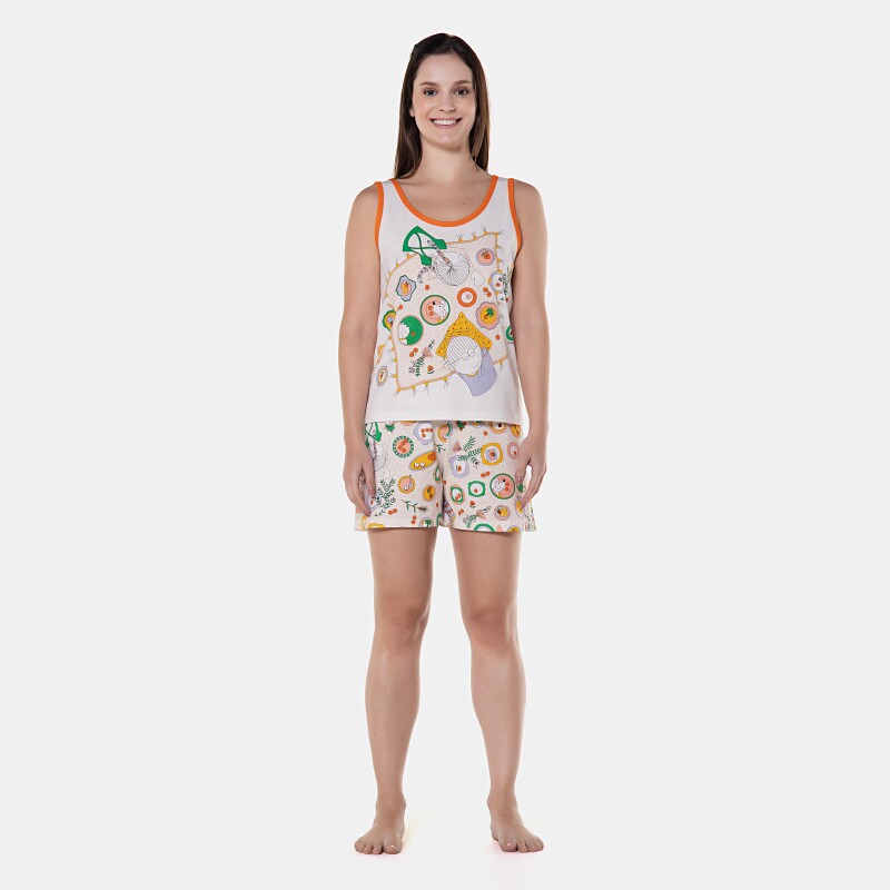 Pijama regata e short 