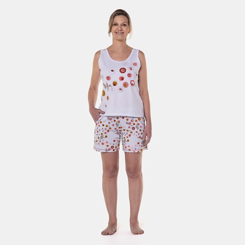 Conjunto Pijama Regata e Short com Bolsos