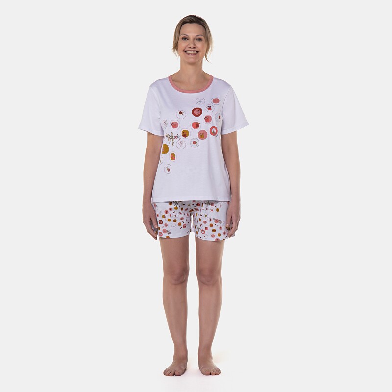 Pijama manga curta e short