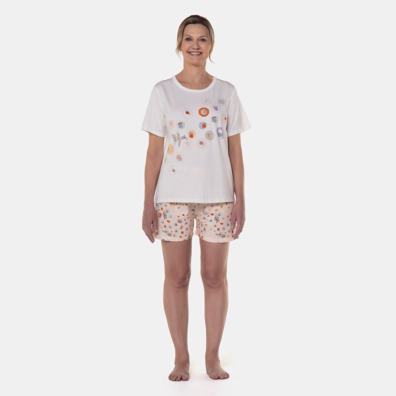 Pijama manga curta e short