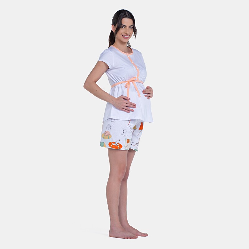 Pijama Para Gestante Curto Sonhart