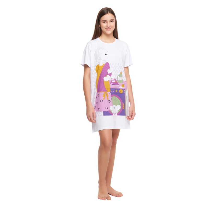 Camisão manga curta                 