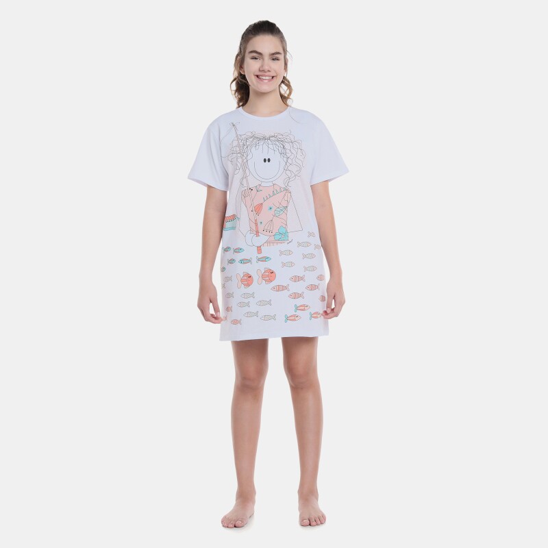 Camisão manga curta 