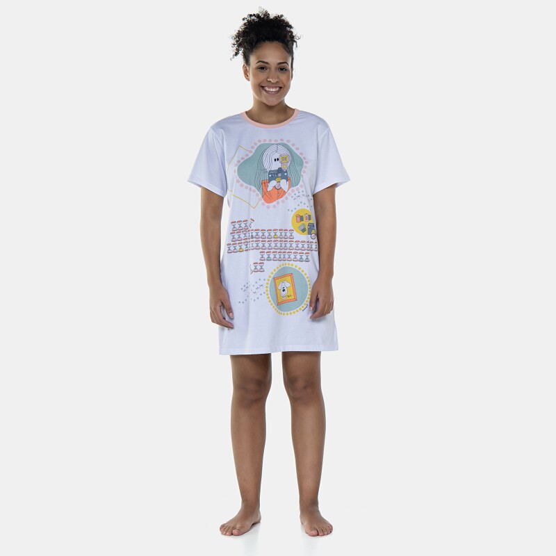 Camisão Manga Curta