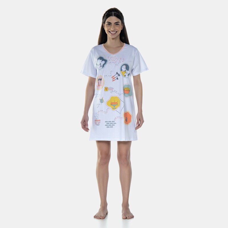 Camisão Manga Curta