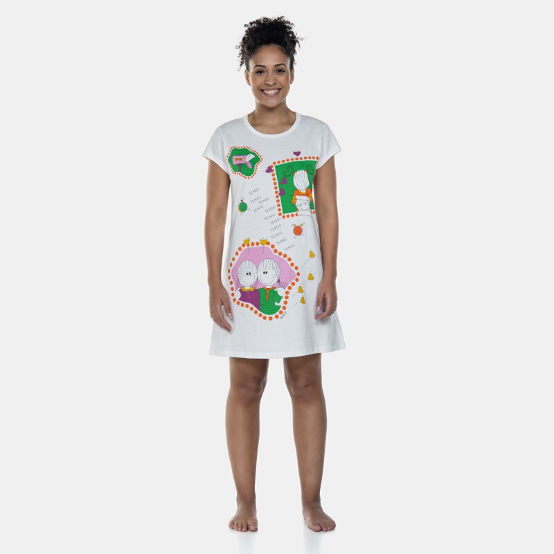 Camisão Manga Curta Cinturado