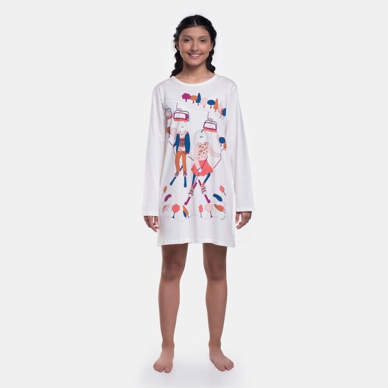 Camisão manga longa