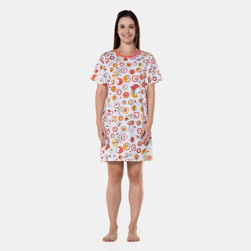 Camisão manga curta 