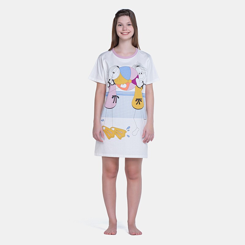 Camisão Manga Curta