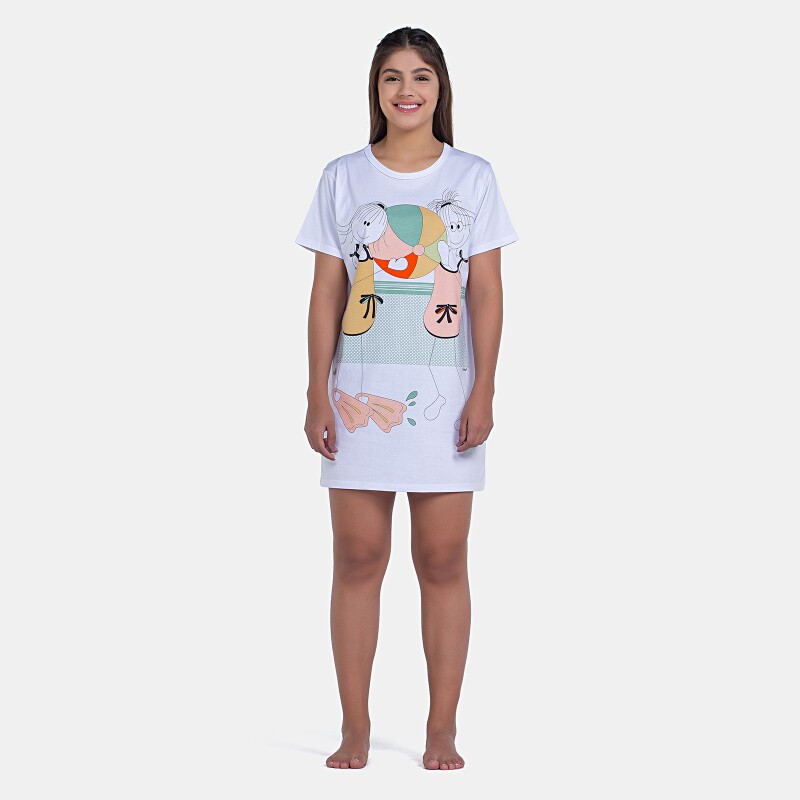 Camisão Manga Curta