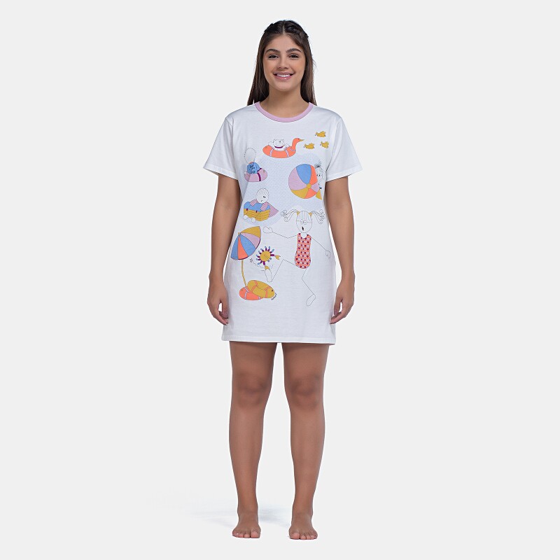 Camisão Manga Curta