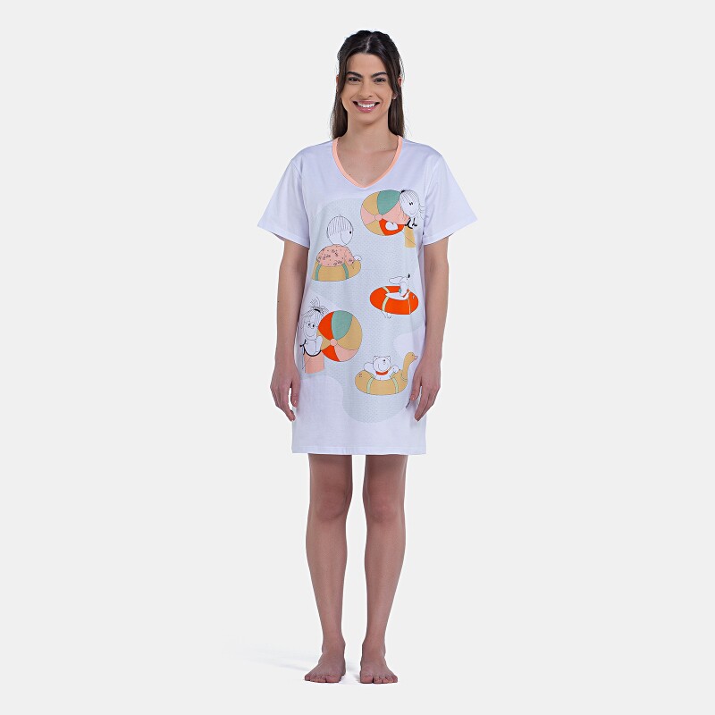 Camisão Manga Curta