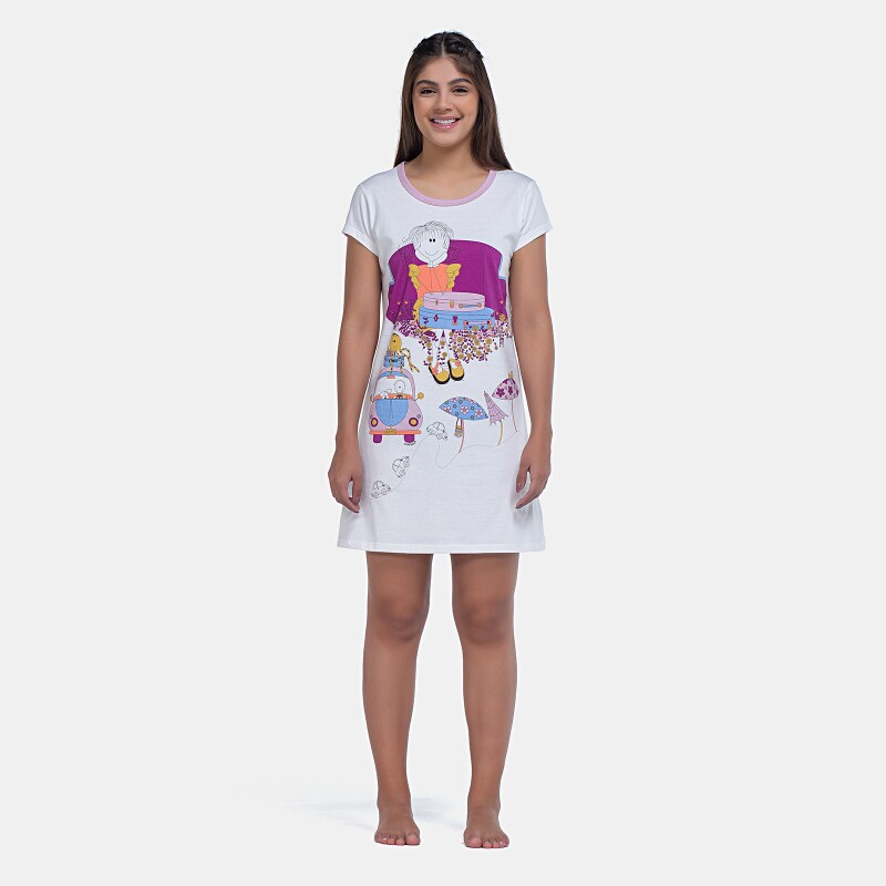 Camisão Manga Curta Cinturado