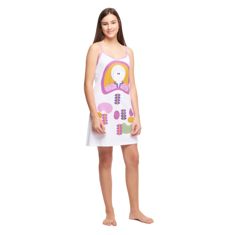 Camisola Feminino Adulto Alça 