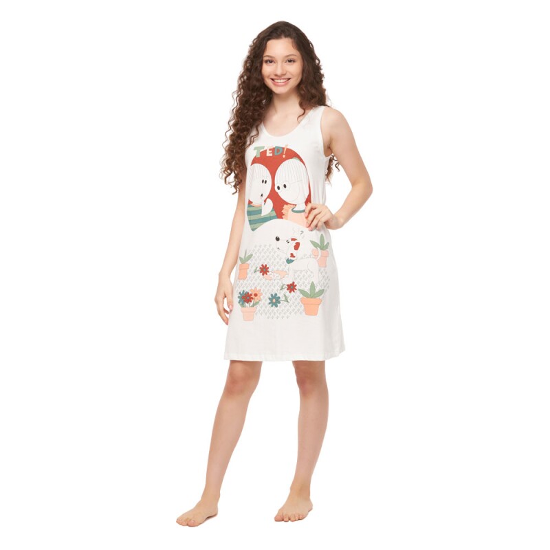 Camisola Feminino Adulto Regata Acinturado