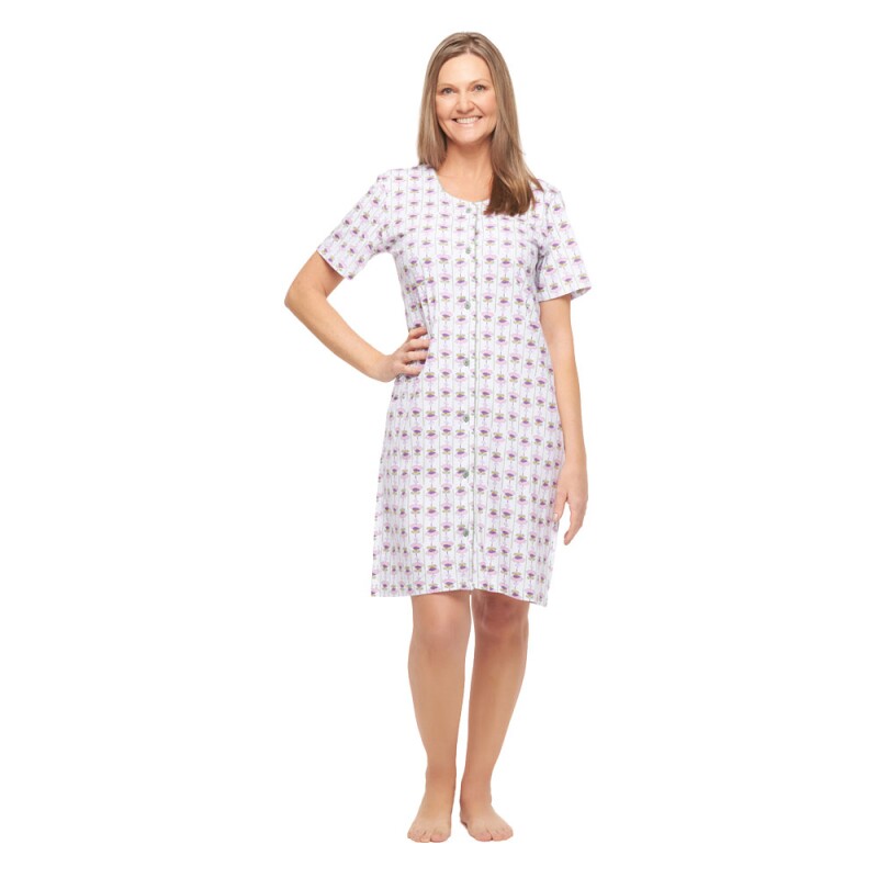 Camisola Feminino Adulto Aberta Manga Curta