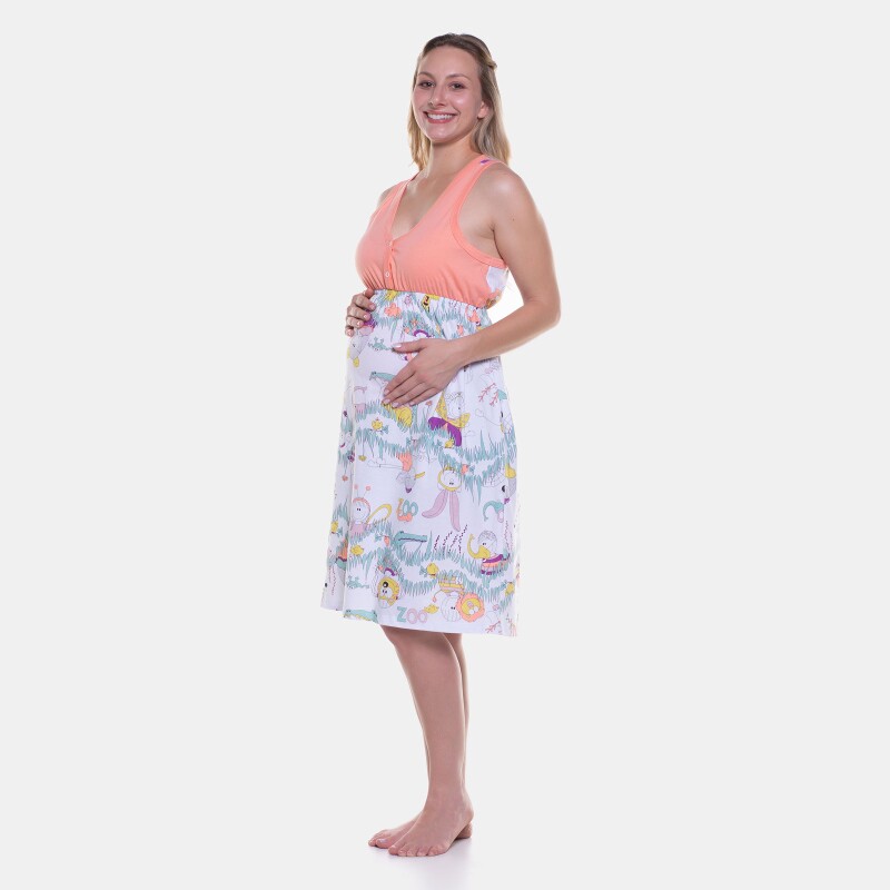 Homewear camisola gestante regata