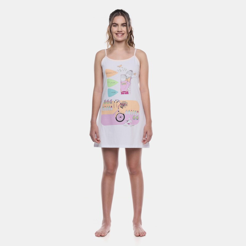 Camisola Feminina Adulto Alça