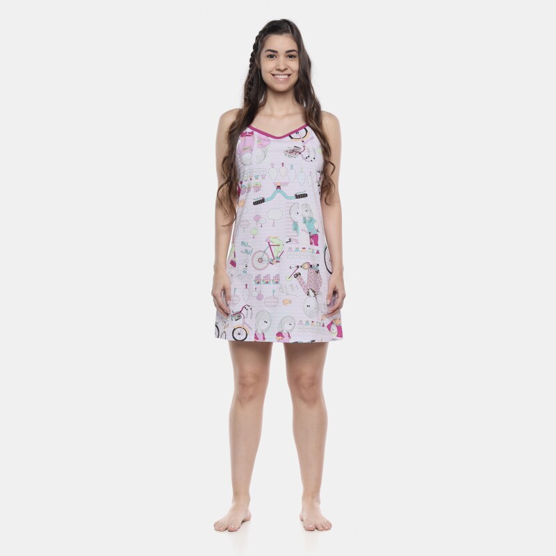 Camisola Feminina Adulto Alça