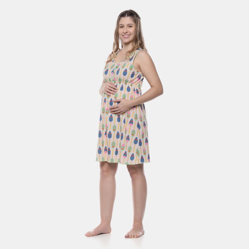 Camisola Feminina Gestante Regata Aberta