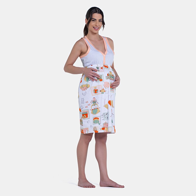 Homewear Gestante Camisola Regata