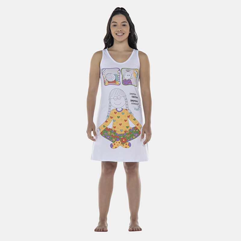 Camisola Feminina Adulto Acinturada Regata