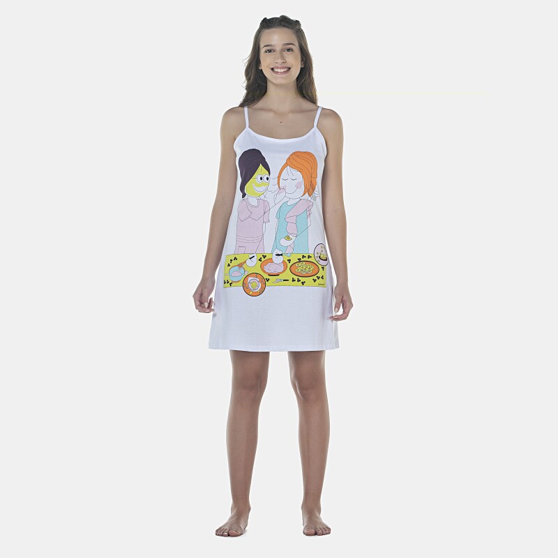 Camisola Feminina Adulto Alça