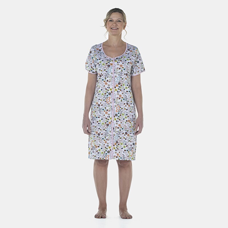 Camisola Feminina Adulto Manga Curta Aberta