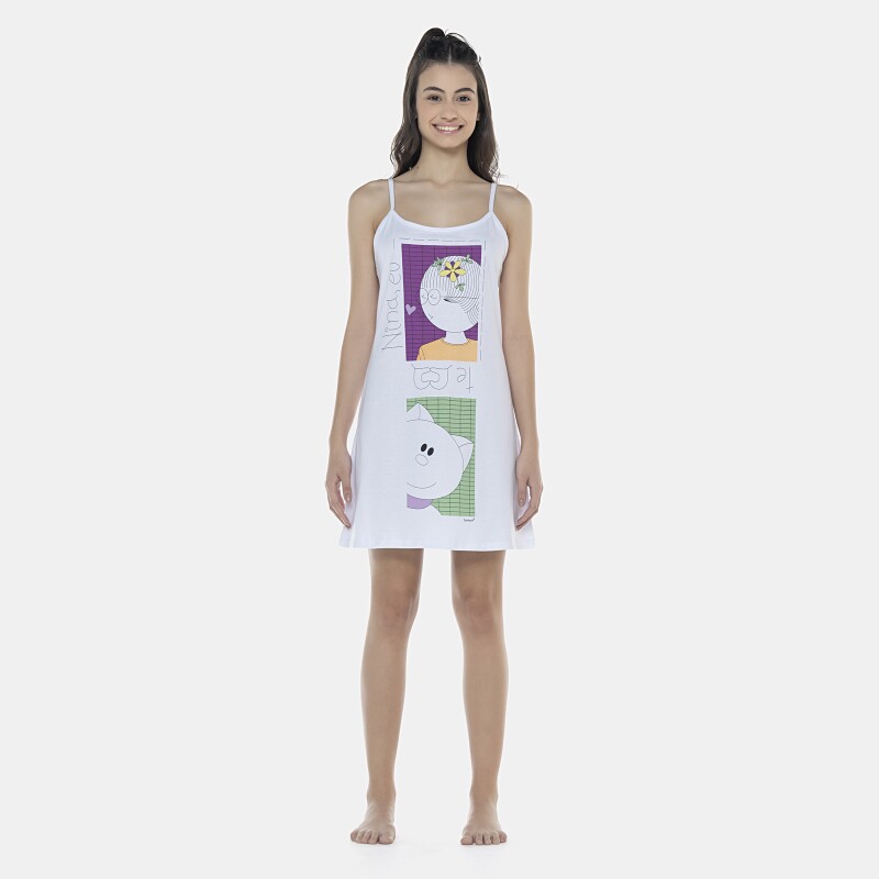 Camisola Feminina Adulto Alça